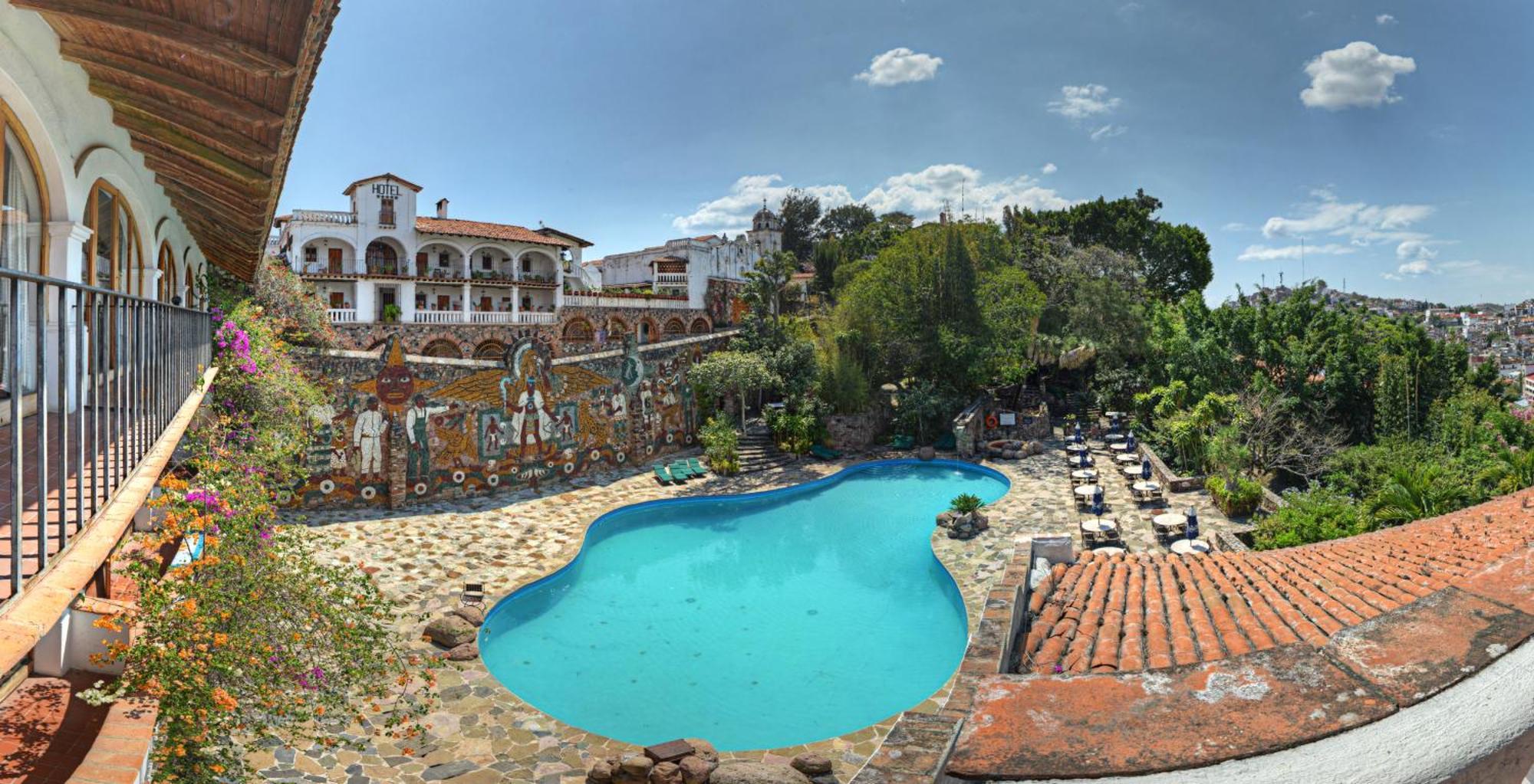 Posada De La Mision, Hotel Museo Y Jardin Taxco de Alarcon Exterior foto